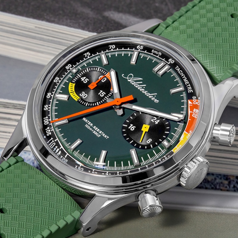 Rubber Strap Diver - Addiesdive 2025 novo topo 38mm vk64