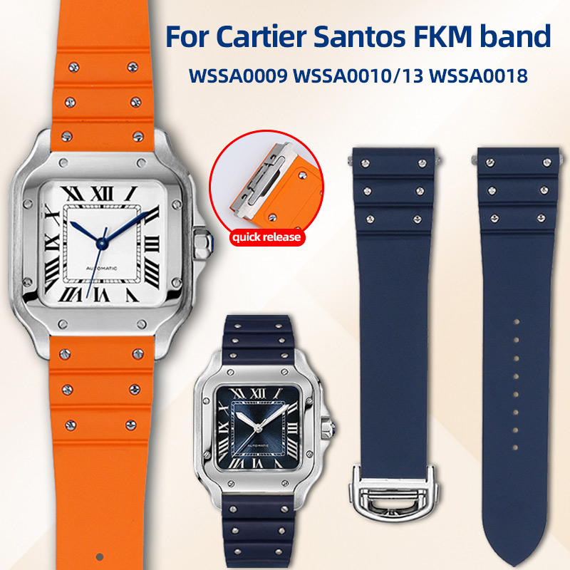 Cartier Watch Tank - 19mm 21mm Para Cartier Santos WSSA0009