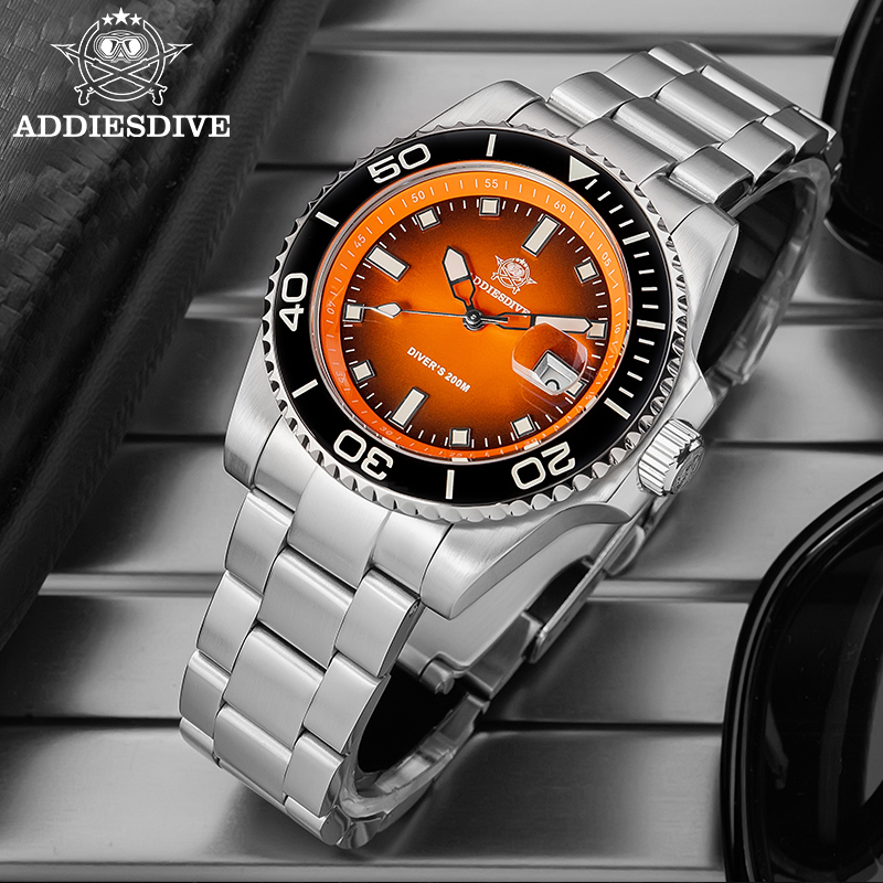 Rolex Watch Submariner - Relógio Masculino ADDIESDIVE Quartz em Aço