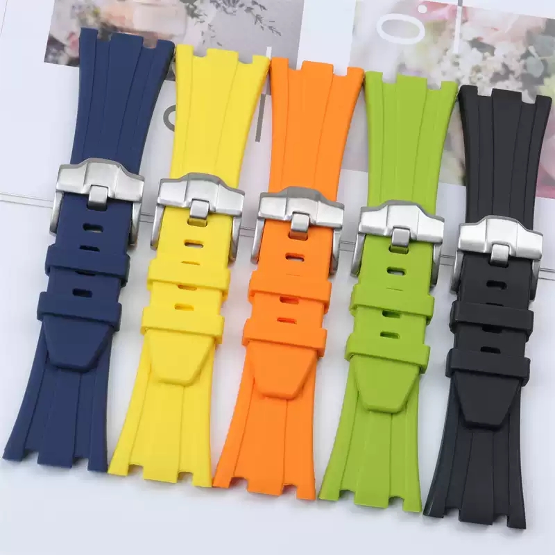 Pulseira de silicone de 28mm p - Audemars Piguet Watch Royal Oak avaliação e preço