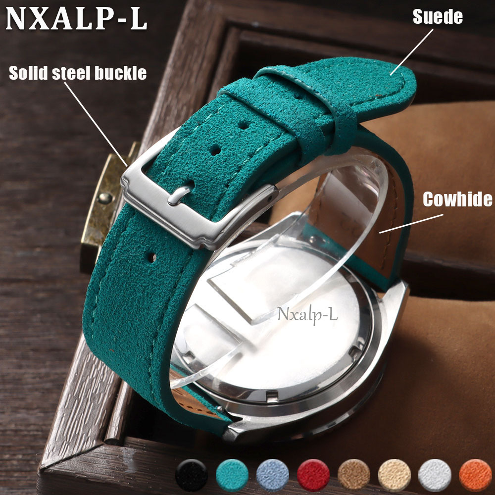 Pulseira de Couro Genuíno de C - Suede Strap Watch avaliação e preço
