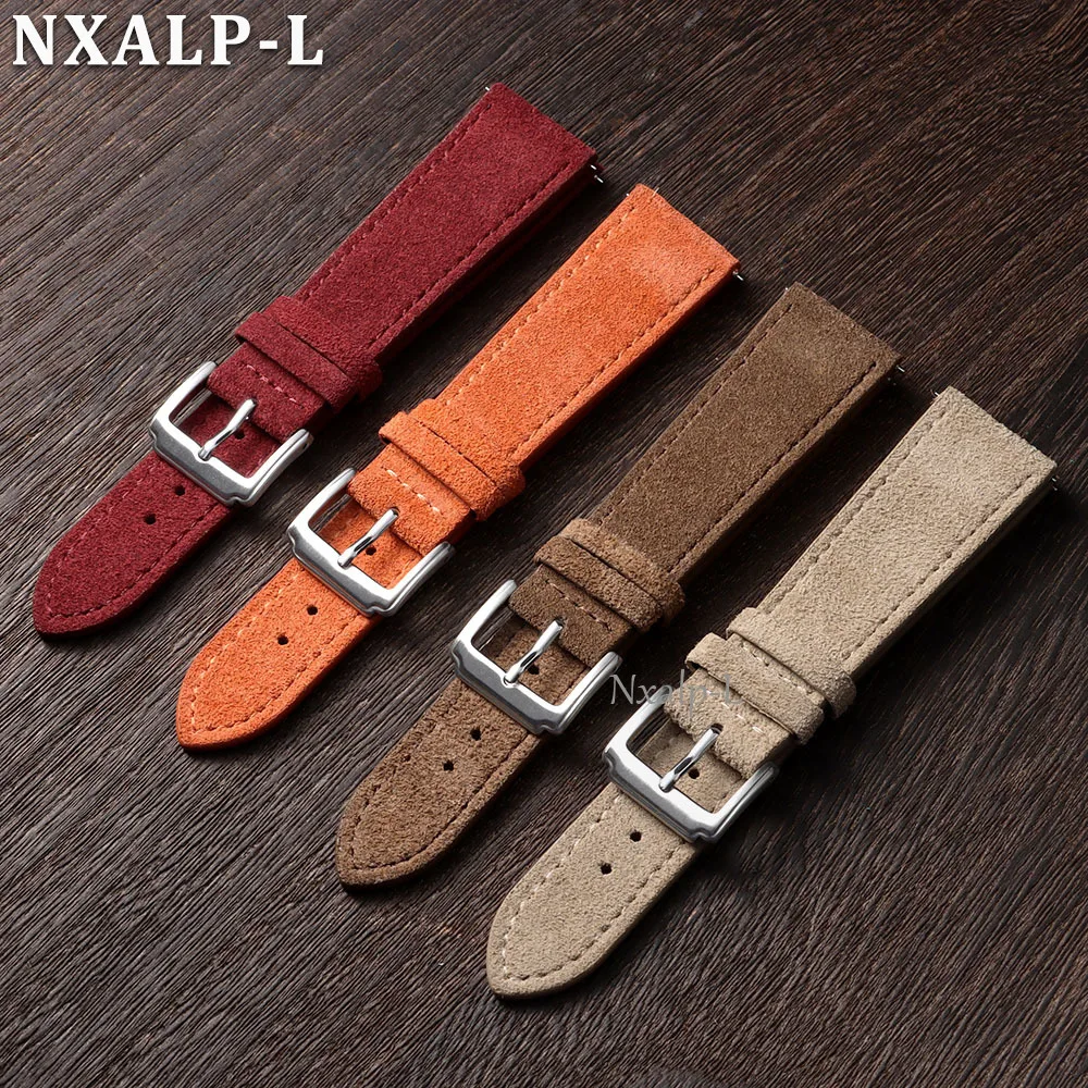 Pulseira de Couro Genuíno de C - Suede Strap Watch avaliação e preço