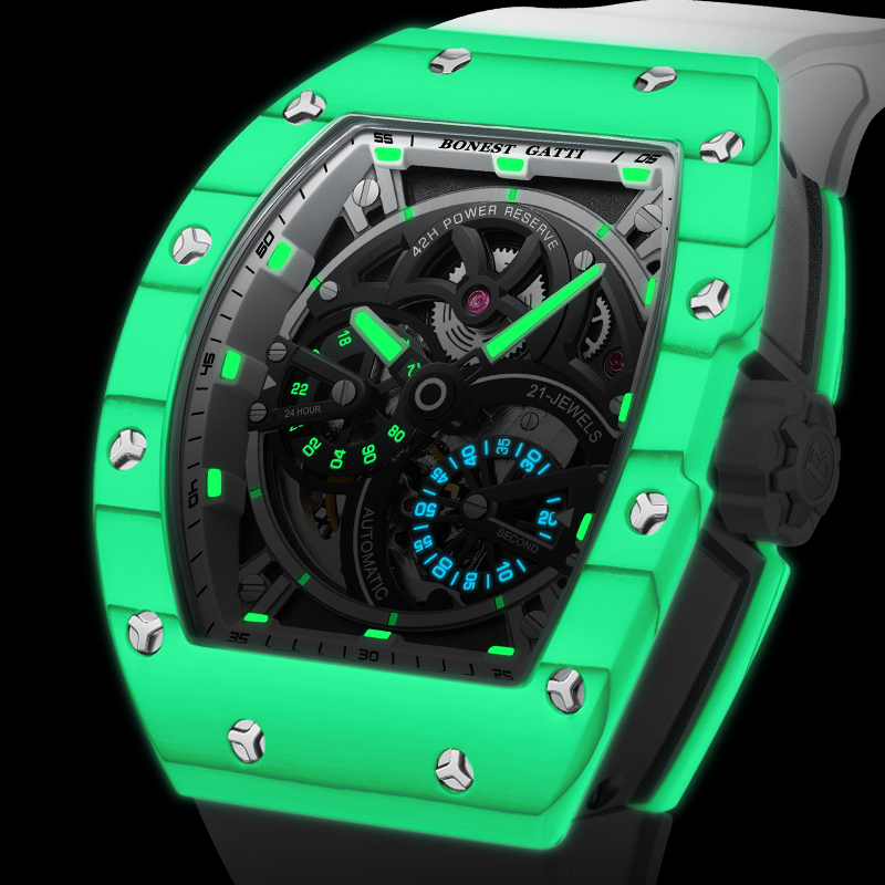 Relógio Mecânico Masculino BON - Rubber Strap Diver avaliação e preço
