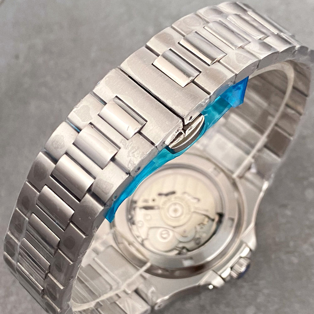 Relógio Tandorio 40mm com vidr - Patek Philippe Watch Nautilus avaliação e preço