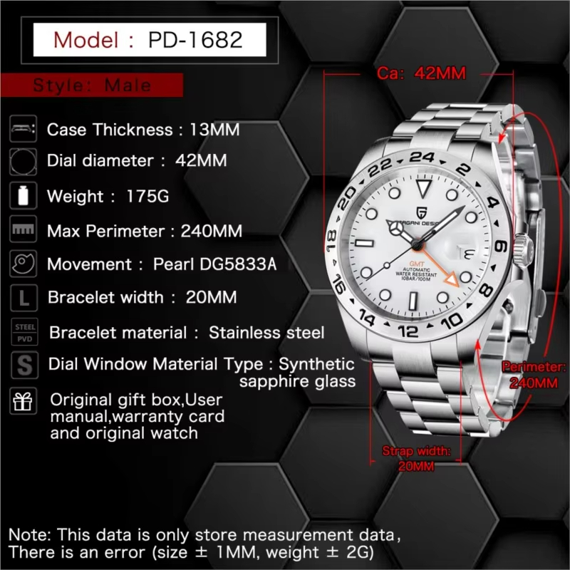 PAGANI DESIGN 2026 Novo Relógi - Rolex Watch Submariner avaliação e preço