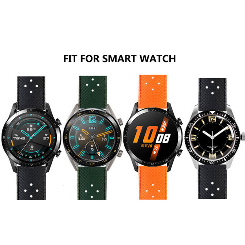 Faixa de borracha tropical de  - Suede Strap Watch avaliação e preço