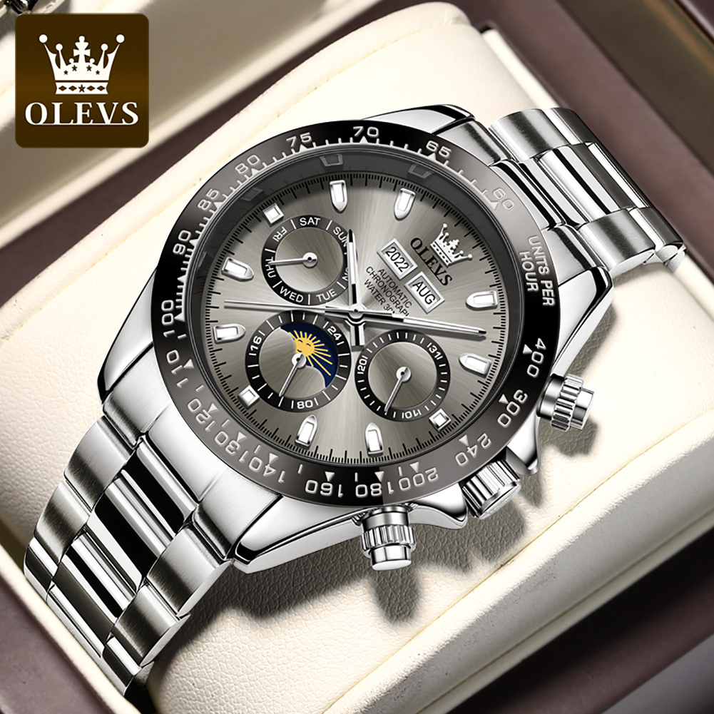 Olevs 6654 relógio masculino d - Omega Watch Seamaster avaliação e preço