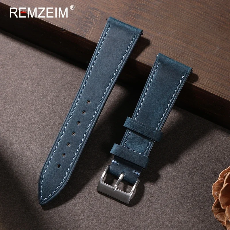 Crazy Horse-Pulseira de relógi - Suede Strap Watch avaliação e preço
