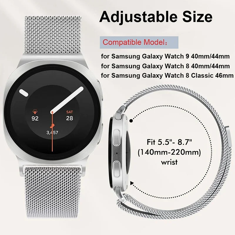 Pulseira de Metal Milanesa par - Milanese Loop Magnetic avaliação e preço