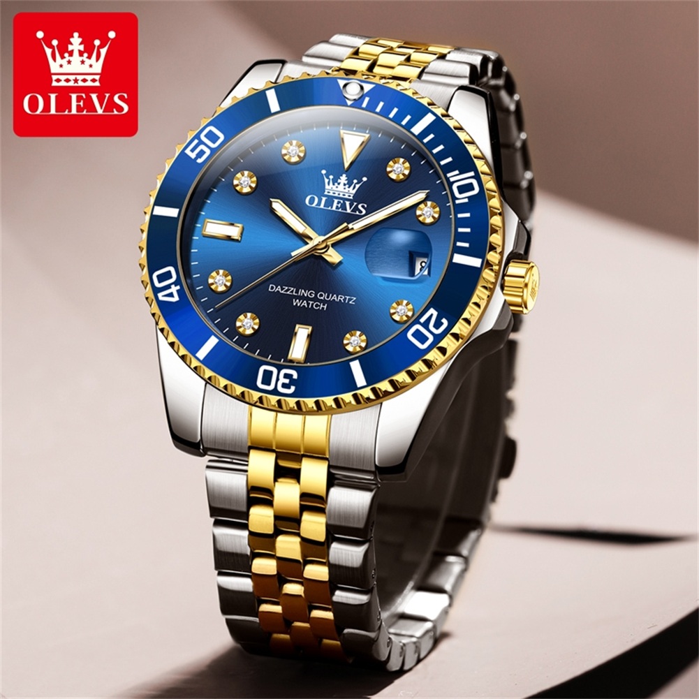 Olevs relógio de luxo negócios - Rolex Watch Submariner avaliação e preço