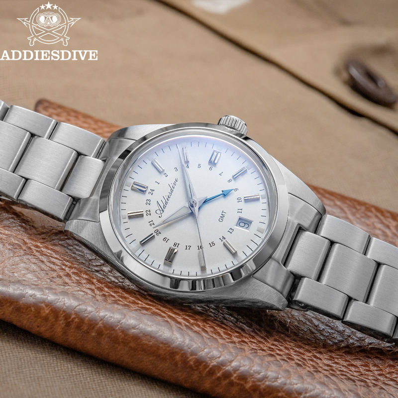 Addiesdive marca quente 36mm l - Stainless Bracelet Diver avaliação e preço
