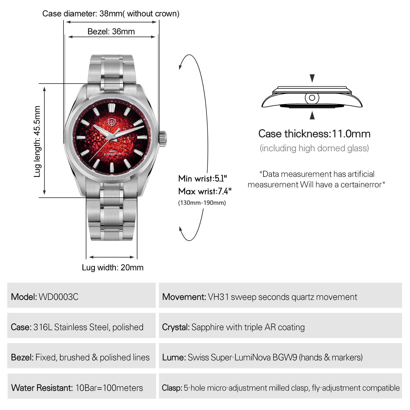 Relógio Quartz Watchdives Novo - Rolex Watch Submariner avaliação e preço
